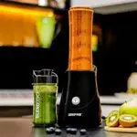 Geepas 400ml Personal Blender Sports Smoothie Protein Milkshake Maker-Black