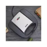 Geepas 700W 2 Slice Grill Maker with Non-Stick Plates GGM6001 -Black/silver