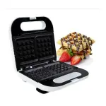 Geepas GWM-676 Waffle Maker - WHite. (1 Year Warranty).