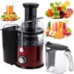 Geepas Centrifugal Juicer - 2.2 L Pulp Container Machine Juice Extractor with 75MM Wide Mouth 2 Speed, Stainless Steel Body, Non-Slip Feet-Multi (1 YR WRNTY)