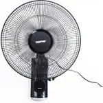 Geepas 16 Inch Wall Fan With Remote Control | 3 Speed Settings | Oscillating & Static Feature | 60W | GF9479