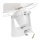 Geepas 16 Orbit Ceiling Fan - Wide Oscilation, Speed Controller with 3 Leaf ABS Blades with Metal Grill, Ideal for Office, Bedroom, Study Room, Living Room & more -White (1 YR WRNTY)