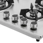 Geepas 2-in-1 Built-in Gas Hob, Stainless Steel- Silver