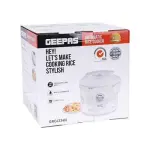 Geepas Electric Rice Cooker, 1.5L - White, Pink