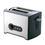 Geepas 2 Slice Bread Toaster - Silver, Black