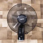 Geepas 16 Inch Wall Fan With Remote Control | 3 Speed Settings | Oscillating & Static Feature | 60W | GF9479