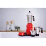 Geepas 3-in-1 Mixer Grinder - White, Red