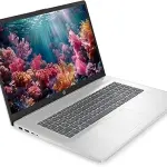 HP 17.3" Touchscreen Laptop, Intel Core Ultra 7 255U AI Processor, 16GB DDR5 RAM, 1.5TB (1TB SSD+512GB Docking Station Set), Backlit Keyboard, Fingerprint Reader