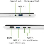 acer Swift Edge 14 AI Copilot+ PC | 14.5" 3K OLED Gorilla Glass Matte Pro 120Hz Touch Display | Intel Core Ultra 7 Processor 258V | Intel ARC 140V | 32GB LPDDR5X