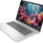 HP 17.3" Touchscreen Laptop, Intel Core Ultra 7 255U AI Processor, 16GB DDR5 RAM, 1.5TB (1TB SSD+512GB Docking Station Set), Backlit Keyboard, Fingerprint Reader