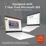 HP 2024 Premium 14" Micro-Edge Portable Laptop Student Business, Intel Quad-Core N4120, 8GB RAM, 192GB (64GB eMMC+ 128GB Card), Webcam, WiFi, Windows 11S