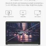 HP 2024 14" Laptop Notebook Thin Light for Students Business, Quad-Core Intel N4120, 8GB RAM, 192GB (64GB eMMC+ 128GB Card), 1 Year Office 365, Webcam, WiFi, Windows 11S