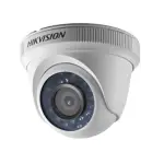 1MP HD 720p Fixed Turret Security Camera with IR Night Vision, White