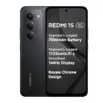 Redmi 15 5G (Black 8GB+256GB)50MP AI Camera Snapdragon 6s Gen 3 Global Version.