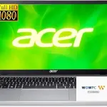 Acer Aspire Slim Laptop | 15.6'' Full HD Display | Powerful 8-Core Intel Core 3 N355 | 8GB RAM | 128GB SSD HDMI | Wi-Fi 6 | Windows 11 | No Mouse