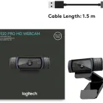Logitech C920 Pro HD Webcam Full 1080p with Stereo Audio