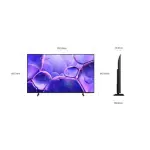 Samsung 50 Inch 4K Crystal UHD Smart Tv- Black