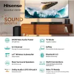 Hisense HS5100 Soundbar 5.1 Channel Wireless Subwoofer, Rear Speakers with Bluetooth - (3YRs WRTY)