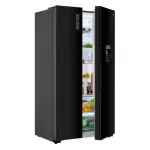 Hisense 670L Elegant French Door Refrigerator With Water Dispenser - Black