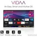 Hisense 55 Inch Smart TV 4K UHD LCD Dolby Vision, Natural Colour Enhancer,VIDAA, Youtube, Netflix, and WiFi -Black