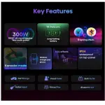 Hisense Party Rocker – Wireless Outdoor / Indoor Party Speaker With Subwoofer Black 2 Yr Warranty