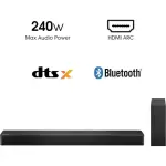 Hisense 2.1 CH 240W Soundbar HS2100 with Subwoofer HDMI ARC , Bluetooth - 1 Yr Warranty