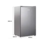 Hisense 120 Liters Single Door Refrigerator- Silver 3 Years Warranty