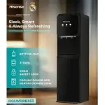 Hisense 3 Taps Top Load Larger Capacity Water Dispenser H04WDBT3S3 - Silver