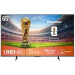 Hisense 65" Inch 4K UHD Smart LED TV, VIDAA with Built-in WiFI - Black