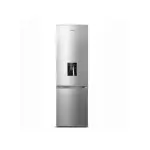 Hisense 341L / 341 liters Double Door Bottom Mounted Dispenser Refrigerator - Silver