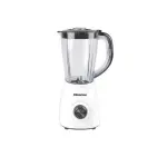 Hisense Electric Blender For Juice / 1.5L Jar Blender/ 500W/ Stainless steel Blades / 2 Speed Control With Plus - white - H15TBWSES1A