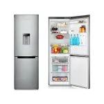 Hisense 341L / 341 liters Double Door Bottom Mounted Dispenser Refrigerator - Silver