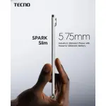 Tecno Spark Slim 6.78-inch AMOLED display ultra-thin 8GB RAM 256 GB ROM 5200mAh long lasting battery 45W fast wired charging- AI Powered